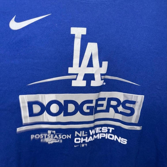 2022 NL West Championship Los Angeles Dodgers Nike T-Shirt - Picture 2 of 3